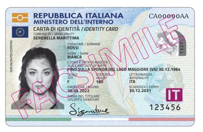 smart card italy|italian cie card.